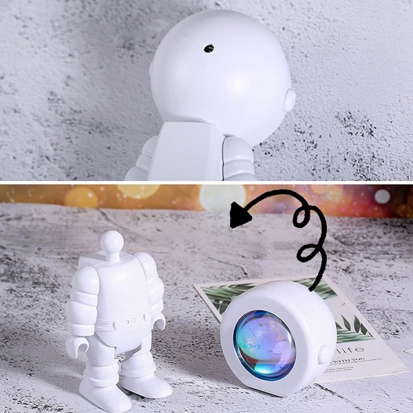 Solnedgang Lampe - Solnedgangsprosjektorlampe 3 Farger I 1 | Solcellelampe Med Usb | Romantisk Visuell Led Sol Ni