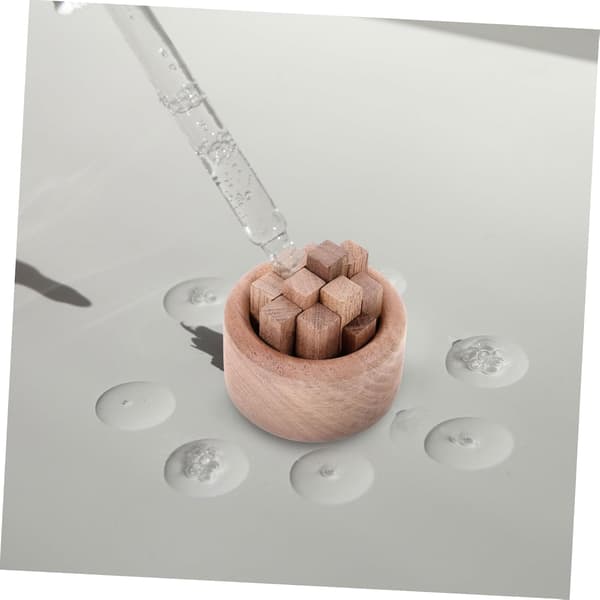 Træbunkeformet Diffuser Æterisk Olieholder Boligindretning Kontor Aroma Soveværelse Aroma Diffuser