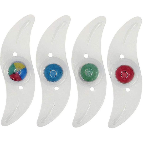 Sykkel Eiker LED Lys Sykkelhjul Sykkellys Eikerlys For Landeveissykkel Sykling (4stk-flerfarget)