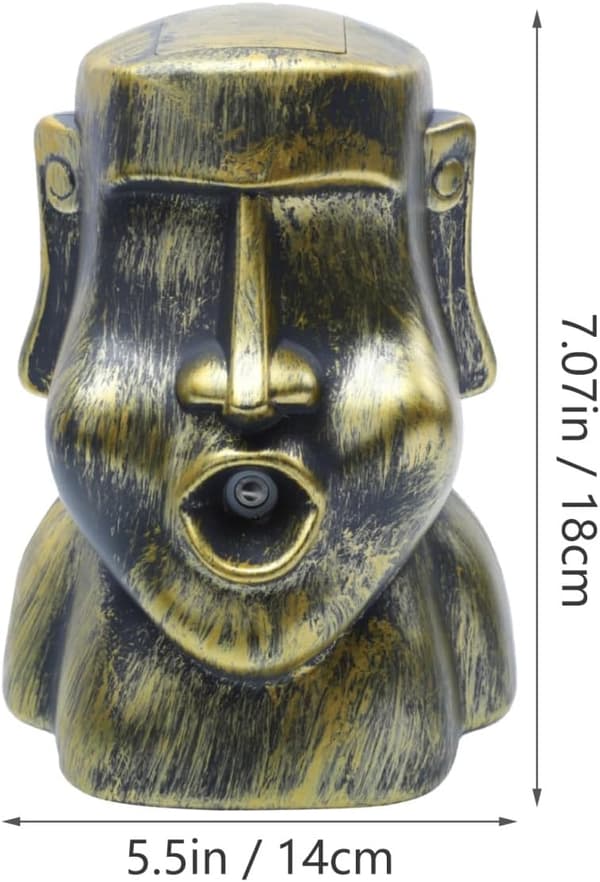 220 ml aromaterapi æterisk oliediffuser Moai statue luftfugter