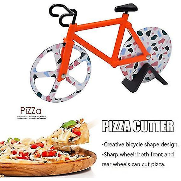Pyöräpizzaleikkuri Ruostumaton Teräs Tarttumaton Leikkauspyörä