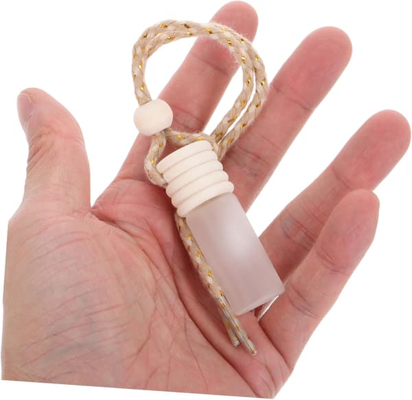 10 st bilparfymflaska hängande glasluftfräschare diffusorlock