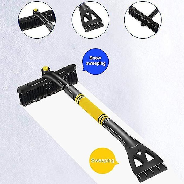 Snöborste för bil, teleskopisk spade, isskrapa