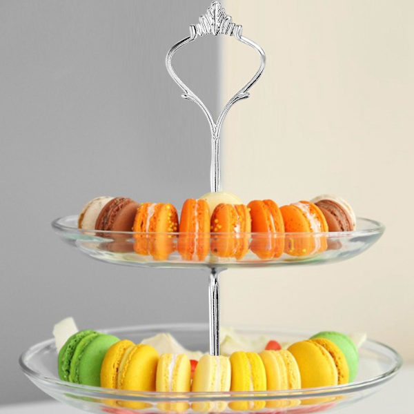6 st. Beslag för 3-vånings tårtställ, hårdvara, hållare för resin-hantverk, DIY-tillverkning, servering av cupcakes