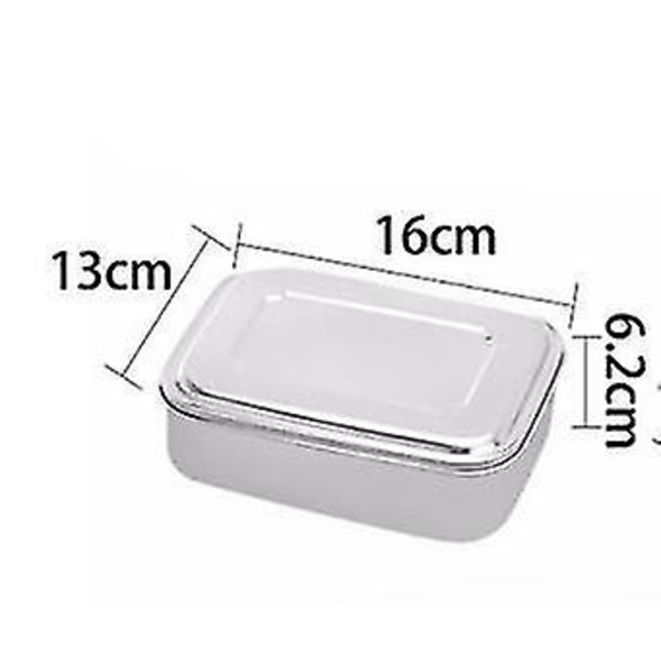 Rostfritt Stål Lunchbox Hållbar Vandring Bento