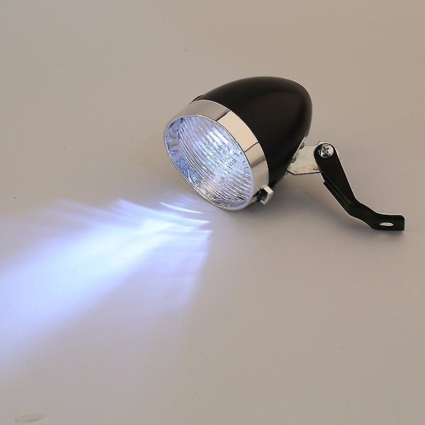 3 LED Cykel Forlygte Hovedlygte Vintage Lommelygte