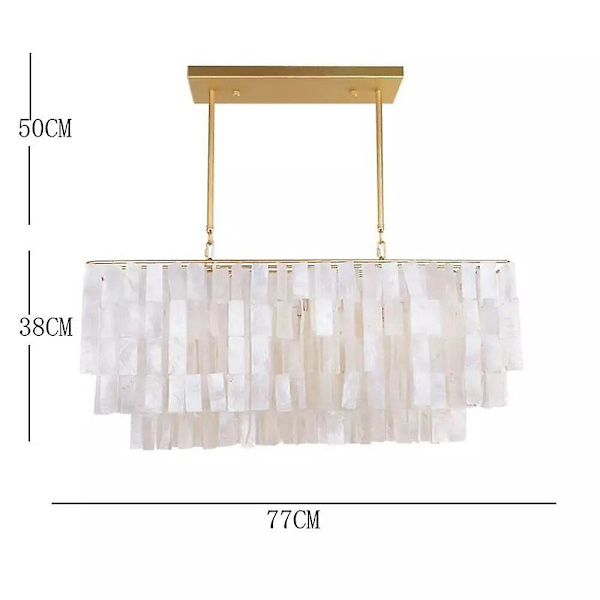 77cm Hängande Lykta Design Chandelier Metall Mässing Klassisk