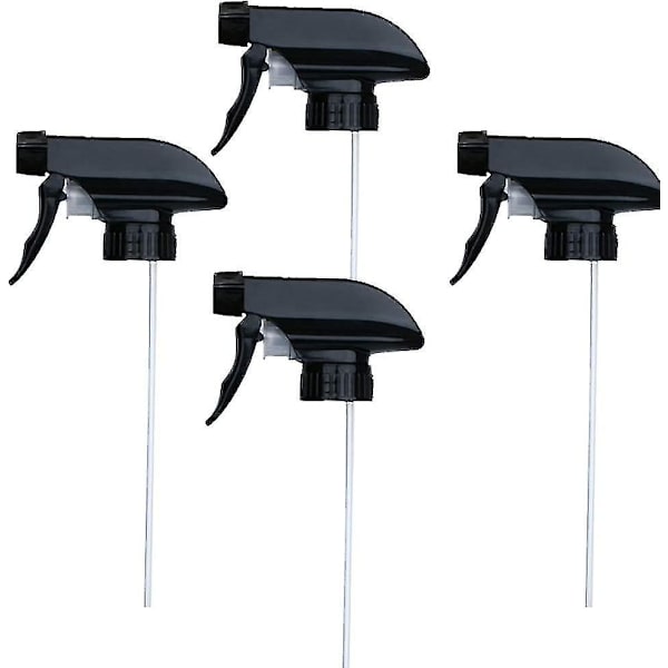4-pack Spraymunstycke för Trädgårdsspray, Dimma, Ånga, Ersättning, Passar Standardflaskor 8oz/16oz för 28/400 Halsflaskor (4-pack)