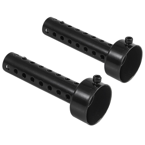 48mm Universal Motorcykel Avgassystem Rör Dämpare Baffel Db Killer Svart (2st)