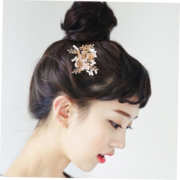 for kvinner Hanfu Hårtilbehør Rhinestone Hårkam Bryllupshodeplagg