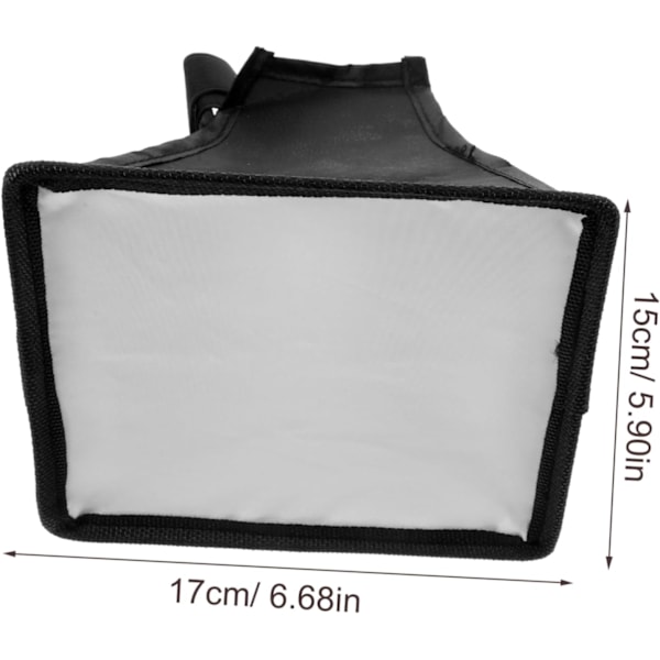 Kamera Blixt Diffuser Softbox Softbox Belysning för Topp Blixtlampa Diffuser Reflektor