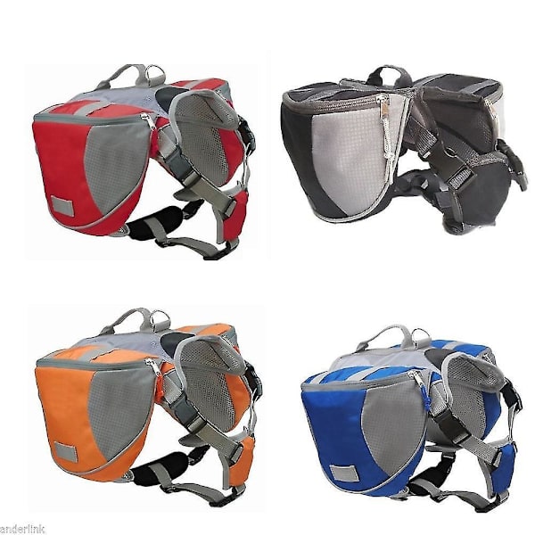 Hundesaddeltaske Rygsæk Udendørs Vandreture Camping