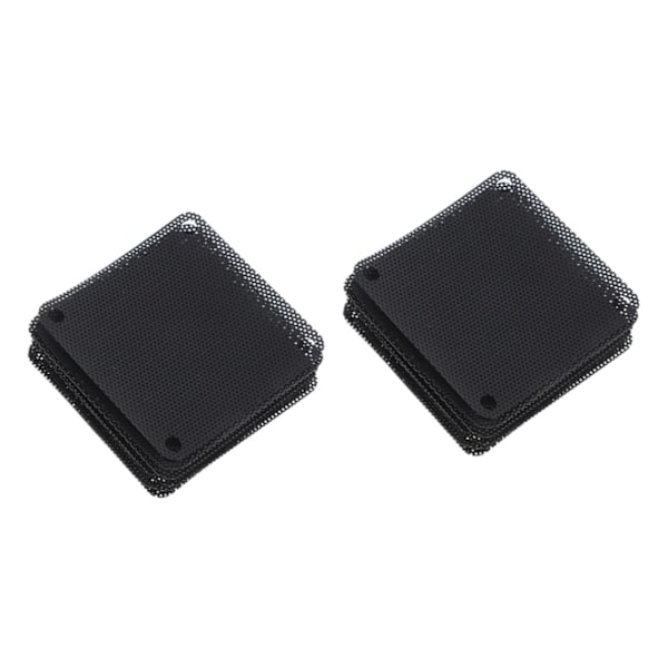2 set Datorfilter Fläktfilter för Stationär Dator Värd Damm Förbättra Kylning för Fläkt 10st*2