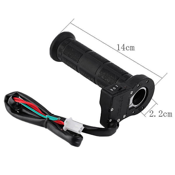 22mm Opvarmede Motorcykelgreb med Formet Varme