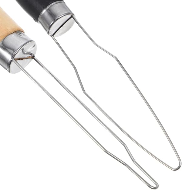 3 stk. knappetråderverktøy for knapper til sying, DIY og elastisk tråding