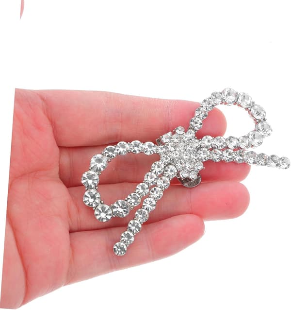 Bröllopsskospännen Clips Rosettformad Kristall Strass Dekor