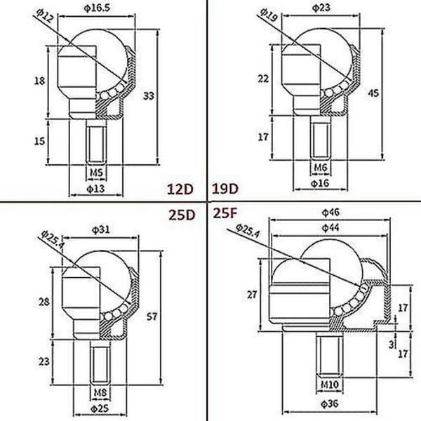 2-pack Nylon Kullagersrulle för Transmissionssystem, Kraftsystem (cy-25d, M8 Hantråd)