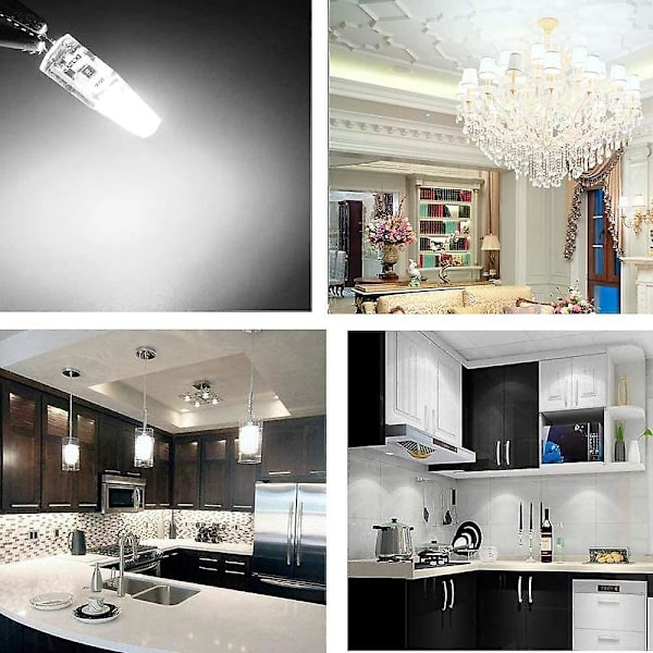 G4 LED-pære 2W tilsvarende 20W T3 Jc Type Bi-pin 12V