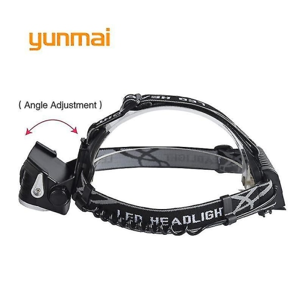 USB-drevet LED-forlygte Zoom 5000 Lumen T6 Pandebåndslampe