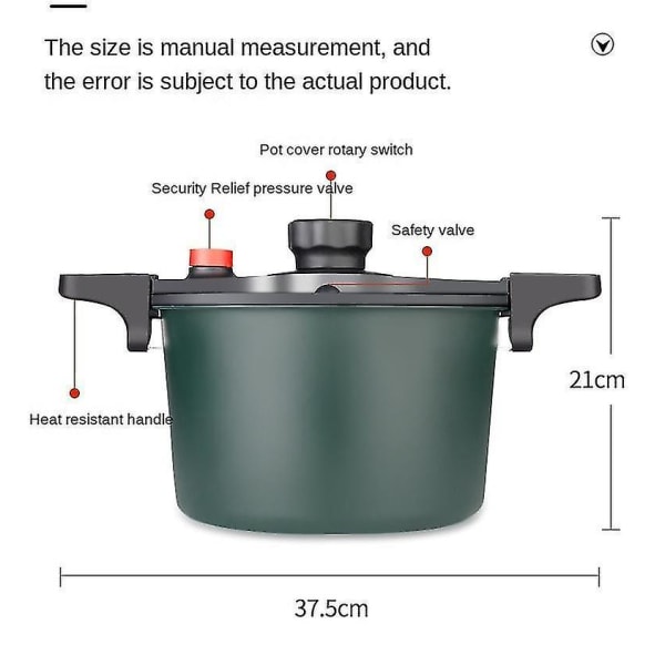 Trykkoker Mikrokoker Stor Kapasitet Multifunksjonell