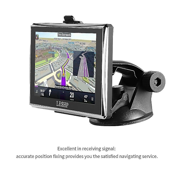 Leshp Hd Bil Gps Global Positioning System Touch Nav Kort