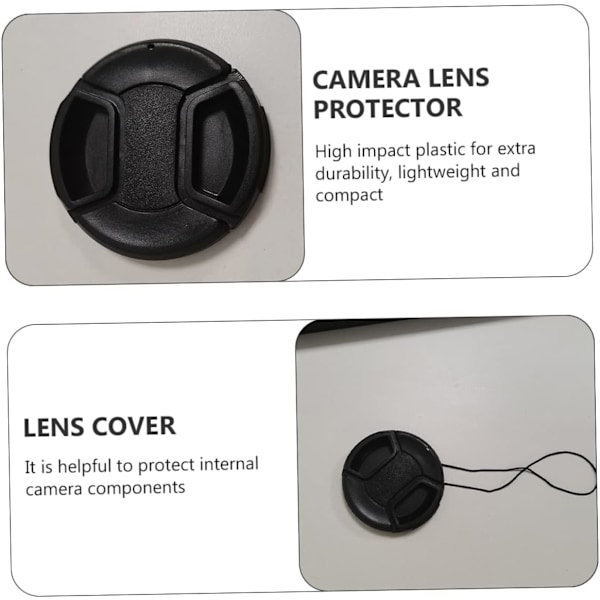 4 på Kameralinsskydd 67mm Diameter Stänksäker SLR Linsskydd Kompakt Lättvikt