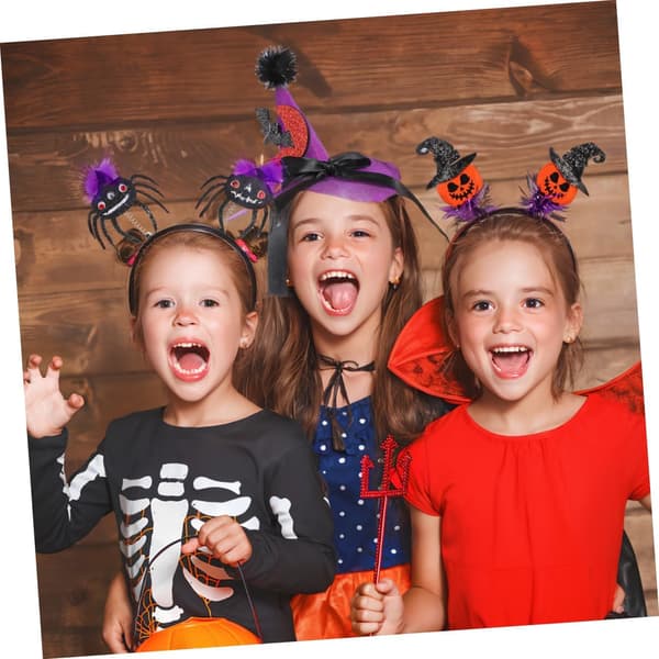3 stk. festhodebånd Halloween festhatter Halloween hodebånd bulk Halloween hodeplagg festhodeplagg