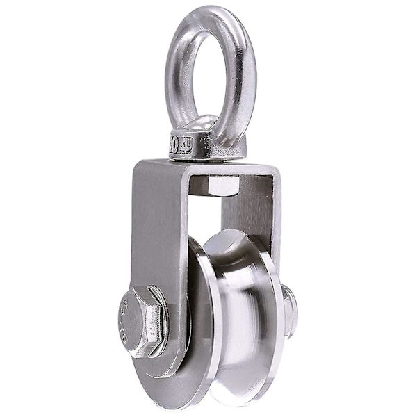 Lyftblock 500 kg med 2 kullager, block för kabel, 48 mm block