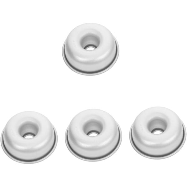 4 stk. Donutform i aluminiumslegering, unik form, let at rengøre til hjemmebageri