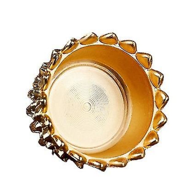 Lotusblomst Votiv Tealight Lysestake, Kobber Buddhistisk Lysestake