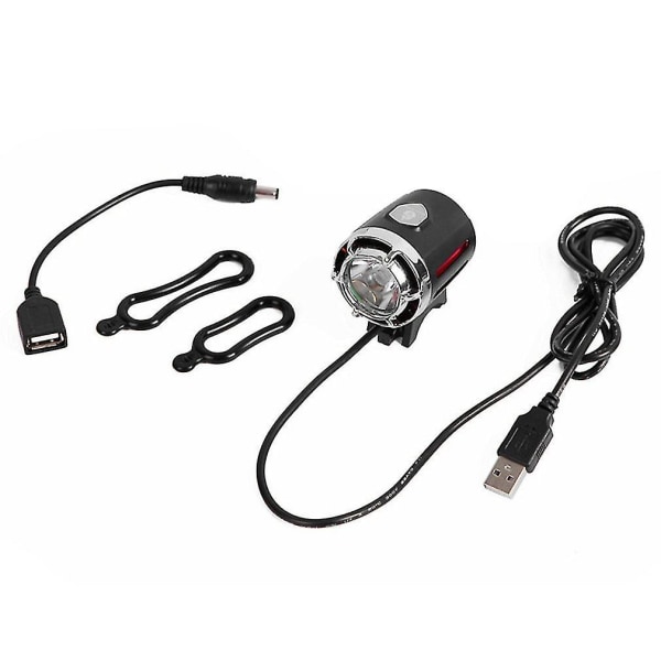 Wosawe T6 Vanntett Sykkellykt Nattsykling USB Lommelykt