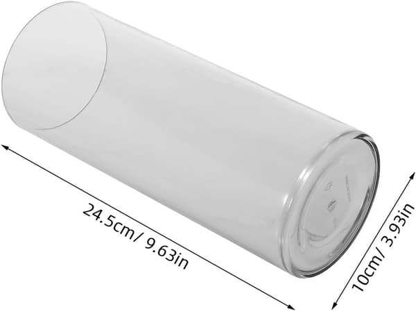 Plast torr blomvas hög transparens och lätt PET cylinderdesign