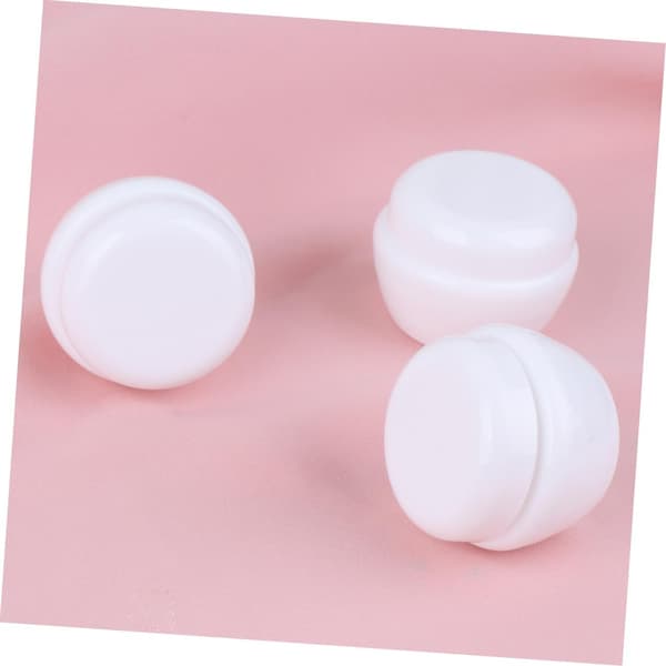 12 st svampformade plastburkar med siktflaskor, läckagesäkert innerlock