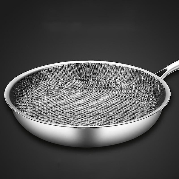 Rustfrit Stål Stegepande Non-stick Gryde 28cm Stegt Bøf Gryde Saucepan Ensidig