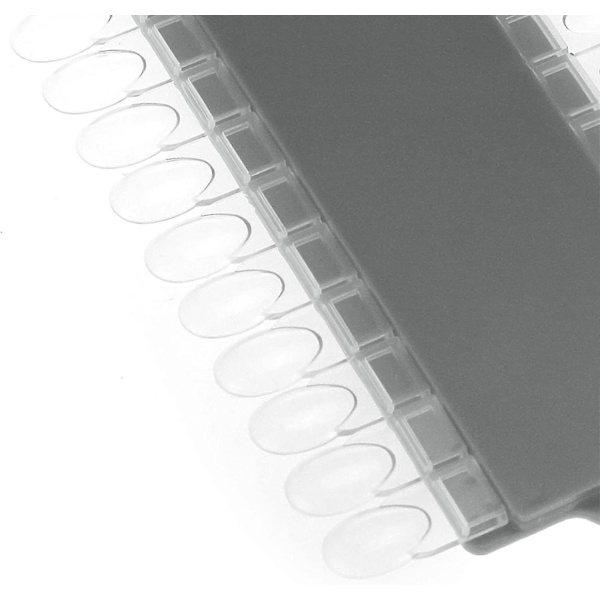 Klar Plast 24 X Naglartspolish Gel Design Träning Display Chart 1st transparent