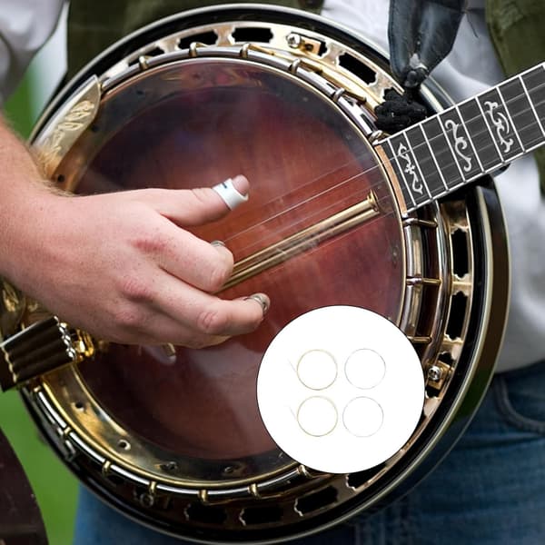 Solid Banjo Strengesett med Stålmateriale og Praktisk Brukervennlig Design