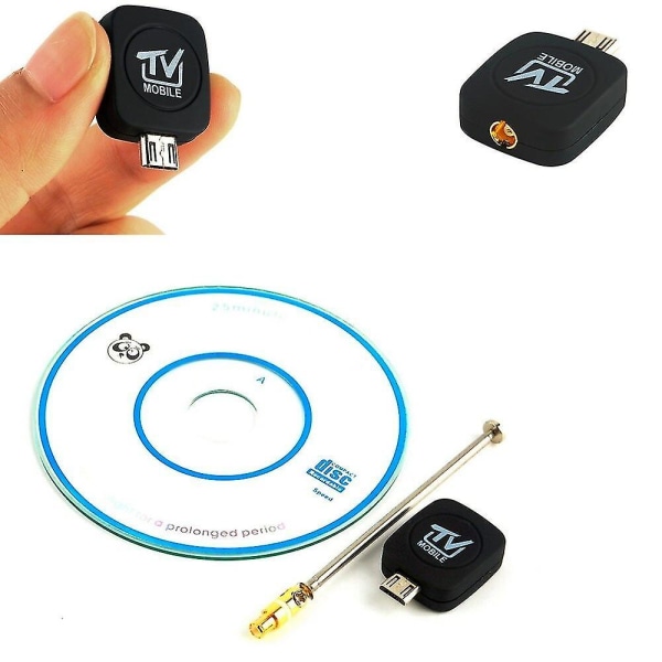 Mini Micro Usb Dvb-t-inngang digital mobil-tv-mottaker
