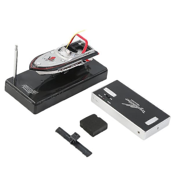 Bärbar Mikro Radio RC Styrd Hög Hastighets Racingbåt