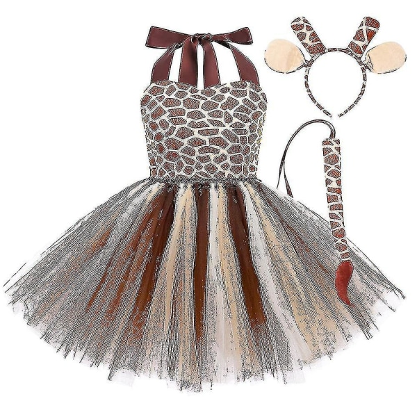 Girls Animal With Headband Tutu Skirt Up Clothes