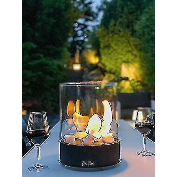 Planika Chantico Glassfire Bordbiopejs - Fritstående Biopejs - Udendørs Brown