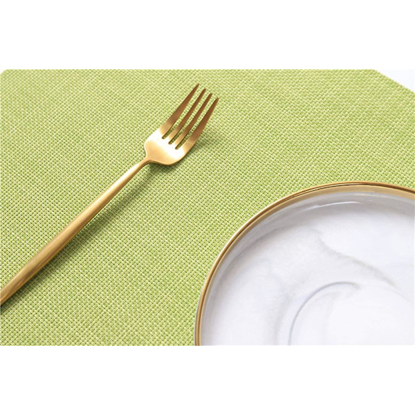 Underlägg (set om 6), Nya Halksäkra Värmebeständiga Termiskt Isolerande Underlägg för Mat, Tvättsbara Snabbtorkande Dekorativa Underlägg