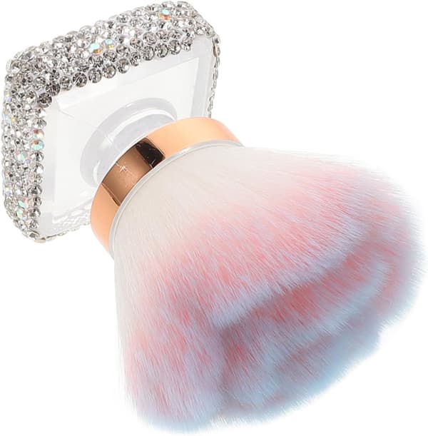 Fluffy neglestøvbørste til makeupapplikation, bløde, behagelige børster