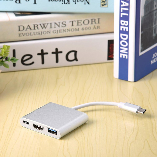 Type-C - 4K HDMI USB 3.0 Latauskeskussovitin USB-C