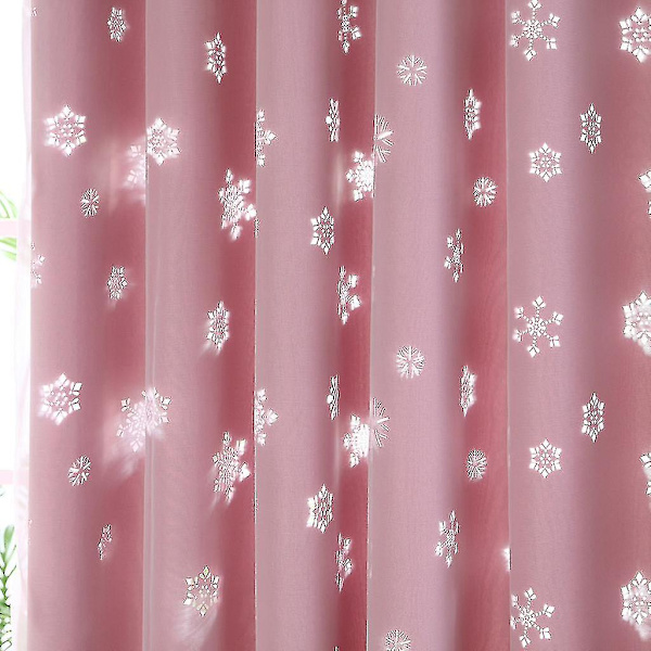 1 stk Snefnug Udhullet Vindue Gardin Drage Panel Sheer Scarf Valances