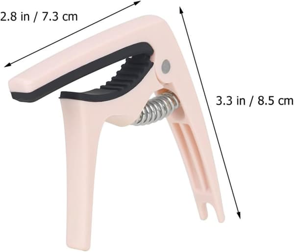 Gitarr Capo Universal Abs Snygg Rosa Gitarrklämma Praktisk Stämapparat Säkerställer Stabil Konsekvent Ljudkvalitet för Elgitarr