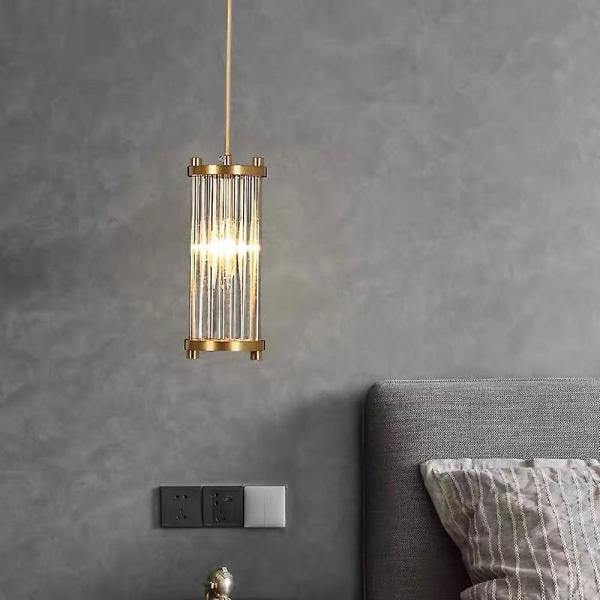 LED-hængelampe Køkkenø Soveværelse Krystal Guld