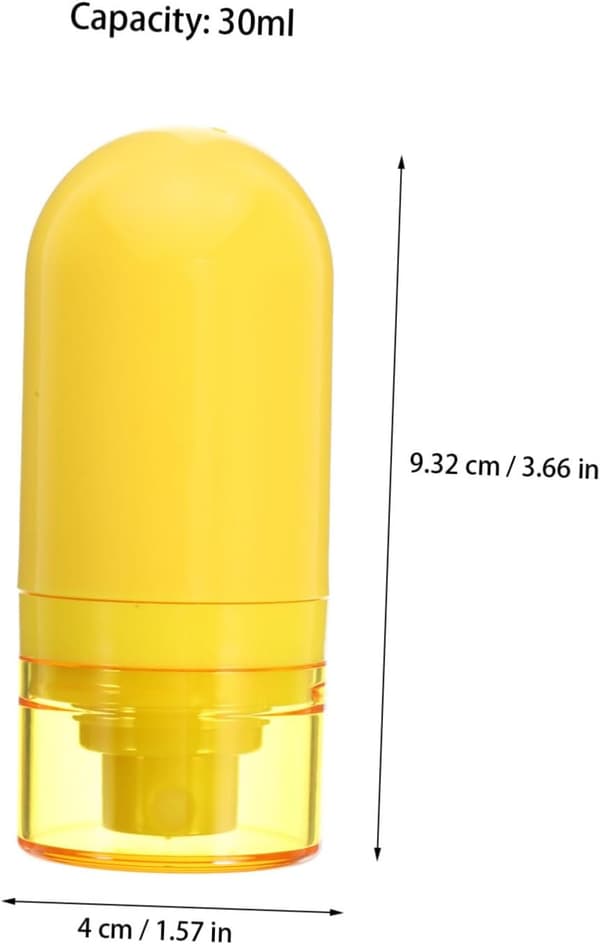 3 st 30 ml ABS-plast reseflaskor med vakuumspraypump