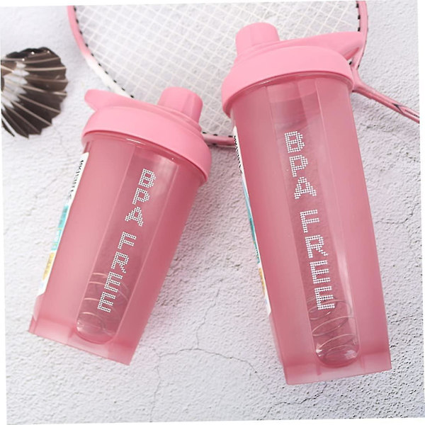 1 stk Protein Shaker Flasker, klassisk Protein Mixer Shaker Flaske med Twist og Lås Bærbar