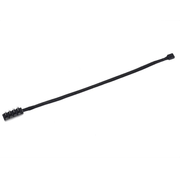 PC Køleventilator Strøm 1F til 4M 4-pins Fan Hub Splitter