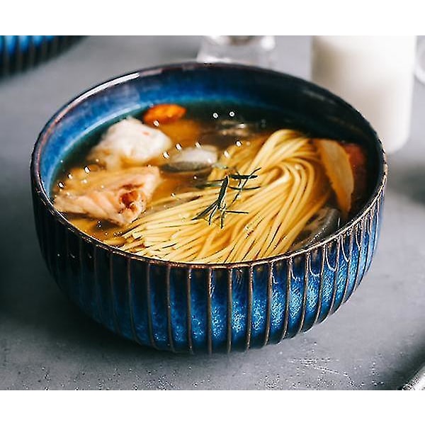 Japansk stil keramisk risskål salat suppe nudler